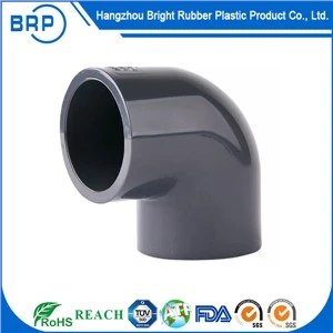 Plastik PVX UPVC quvur qismlari 90 daraja tirsak